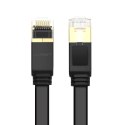 Ugreen płaski kabel przewód internetowy sieciowy Ethernet patchcord RJ45 Cat 7 STP LAN 10 Gbps 10 m czarny (NW106 11265) Ugreen płaski kabel przewód internetowy sieciowy Ethernet patchcord RJ45 Cat 7 STP LAN 10 Gbps 10 m czarny (NW106 11265)
