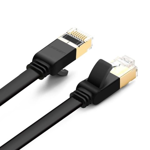 Ugreen płaski kabel przewód internetowy sieciowy Ethernet patchcord RJ45 Cat 7 STP LAN 10 Gbps 10 m czarny (NW106 11265) Ugreen płaski kabel przewód internetowy sieciowy Ethernet patchcord RJ45 Cat 7 STP LAN 10 Gbps 10 m czarny (NW106 11265)