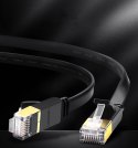 Ugreen płaski kabel przewód internetowy sieciowy Ethernet patchcord RJ45 Cat 7 STP LAN 10 Gbps 10 m czarny (NW106 11265) Ugreen płaski kabel przewód internetowy sieciowy Ethernet patchcord RJ45 Cat 7 STP LAN 10 Gbps 10 m czarny (NW106 11265)
