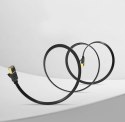 Ugreen płaski kabel przewód internetowy sieciowy Ethernet patchcord RJ45 Cat 7 STP LAN 10 Gbps 10 m czarny (NW106 11265) Ugreen płaski kabel przewód internetowy sieciowy Ethernet patchcord RJ45 Cat 7 STP LAN 10 Gbps 10 m czarny (NW106 11265)