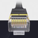 Ugreen płaski kabel przewód internetowy sieciowy Ethernet patchcord RJ45 Cat 7 STP LAN 10 Gbps 10 m czarny (NW106 11265) Ugreen płaski kabel przewód internetowy sieciowy Ethernet patchcord RJ45 Cat 7 STP LAN 10 Gbps 10 m czarny (NW106 11265)