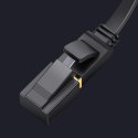 Ugreen płaski kabel przewód internetowy sieciowy Ethernet patchcord RJ45 Cat 7 STP LAN 10 Gbps 10 m czarny (NW106 11265) Ugreen płaski kabel przewód internetowy sieciowy Ethernet patchcord RJ45 Cat 7 STP LAN 10 Gbps 10 m czarny (NW106 11265)