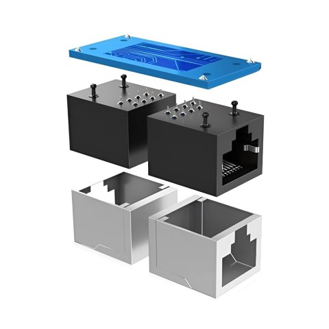 Ugreen złączka sieciowa łącznik kabli sieciowych Ethernet RJ45 10 Gbps czarny (NW114 20390) Ugreen złączka sieciowa łącznik kabli sieciowych Ethernet RJ45 10 Gbps czarny (NW114 20390)