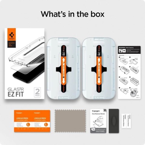 Szkło hartowane Spigen Glas.tR EZ Fit na iPhone 12 / iPhone 12 Pro - 2 szt. Szkło hartowane Spigen Glas.tR EZ Fit na iPhone 12 / iPhone 12 Pro - 2 szt.