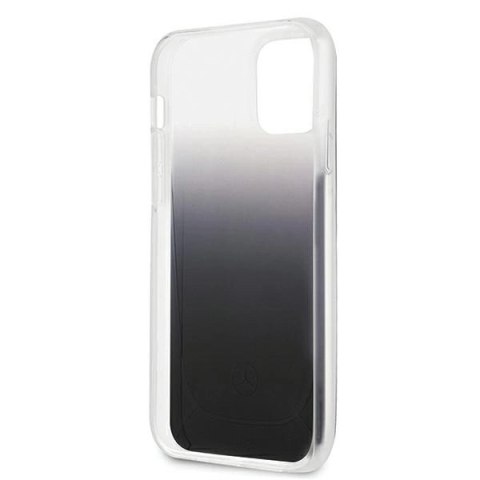 Etui Mercedes Transparent Line na iPhone 12 mini - czarne Etui Mercedes Transparent Line na iPhone 12 mini - czarne