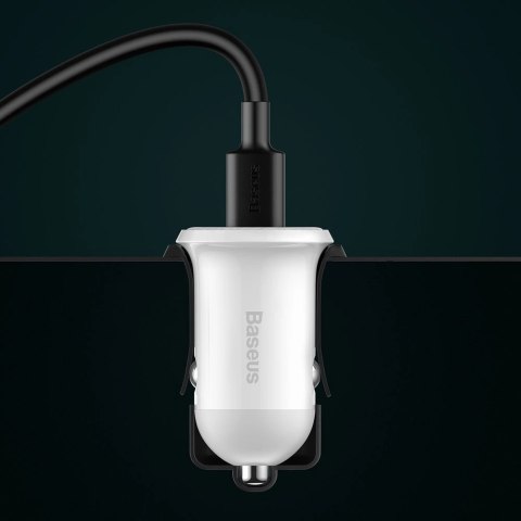 Baseus Grain Pro ładowarka samochodowa 2x USB 4,8 A biały (CCALLP-02) Baseus Grain Pro ładowarka samochodowa 2x USB 4,8 A biały (CCALLP-02)