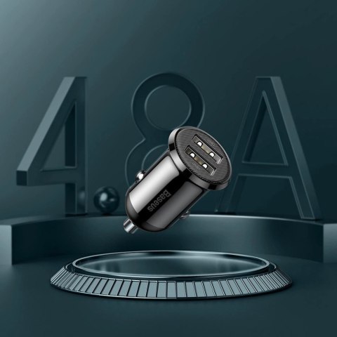 Baseus Grain Pro ładowarka samochodowa 2x USB 4,8 A biały (CCALLP-02) Baseus Grain Pro ładowarka samochodowa 2x USB 4,8 A biały (CCALLP-02)