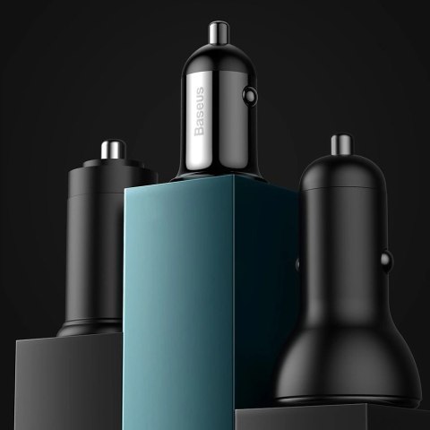 Baseus Grain Pro ładowarka samochodowa 2x USB 4,8 A biały (CCALLP-02) Baseus Grain Pro ładowarka samochodowa 2x USB 4,8 A biały (CCALLP-02)