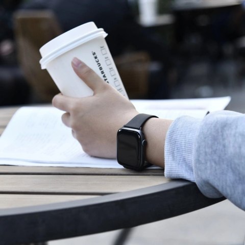 Baseus Slip-Thru pasek opaska bransoleta do Apple Watch 3/4/5/6/SE 38mm/40mm czarny (LBWSE-01) Baseus Slip-Thru pasek opaska bransoleta do Apple Watch 3/4/5/6/SE 38mm/40mm czarny (LBWSE-01)
