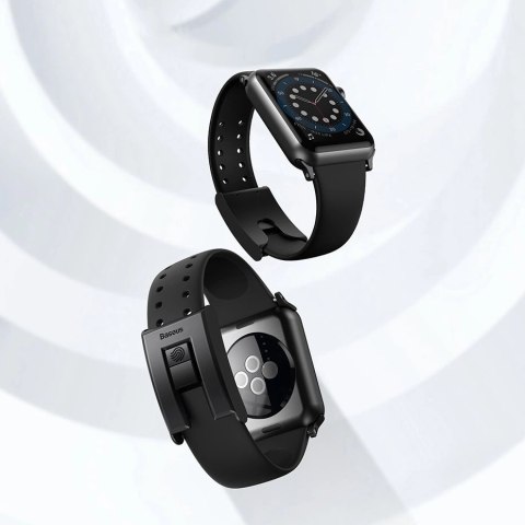 Baseus Slip-Thru pasek opaska bransoleta do Apple Watch 3/4/5/6/SE 38mm/40mm czarny (LBWSE-01) Baseus Slip-Thru pasek opaska bransoleta do Apple Watch 3/4/5/6/SE 38mm/40mm czarny (LBWSE-01)