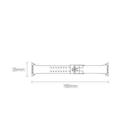 Baseus Slip-Thru pasek opaska bransoleta do Apple Watch 3/4/5/6/SE 38mm/40mm czarny (LBWSE-01) Baseus Slip-Thru pasek opaska bransoleta do Apple Watch 3/4/5/6/SE 38mm/40mm czarny (LBWSE-01)