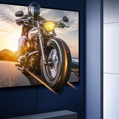 Baseus kabel HDMI 2.1 8K 60 Hz 48 Gbps / 4K 120 Hz / 2K 144 Hz 3D eARC QMS Dynamic HDR VRR ALLM 3 m czarny (CAKGQ-L01) Baseus kabel HDMI 2.1 8K 60 Hz 48 Gbps / 4K 120 Hz / 2K 144 Hz 3D eARC QMS Dynamic HDR VRR ALLM 3 m czarny (CAKGQ-L01)