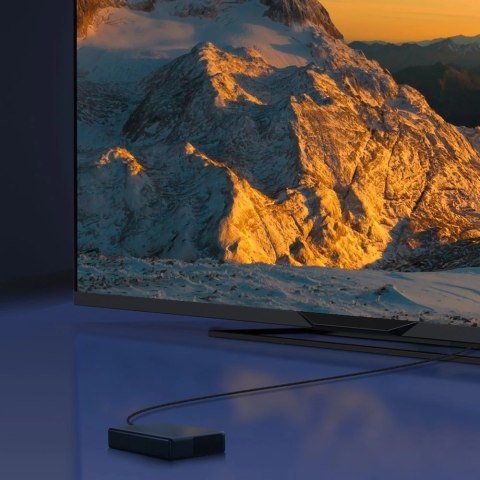 Baseus kabel HDMI 2.1 8K 60 Hz 48 Gbps / 4K 120 Hz / 2K 144 Hz 3D eARC QMS Dynamic HDR VRR ALLM 3 m czarny (CAKGQ-L01) Baseus kabel HDMI 2.1 8K 60 Hz 48 Gbps / 4K 120 Hz / 2K 144 Hz 3D eARC QMS Dynamic HDR VRR ALLM 3 m czarny (CAKGQ-L01)