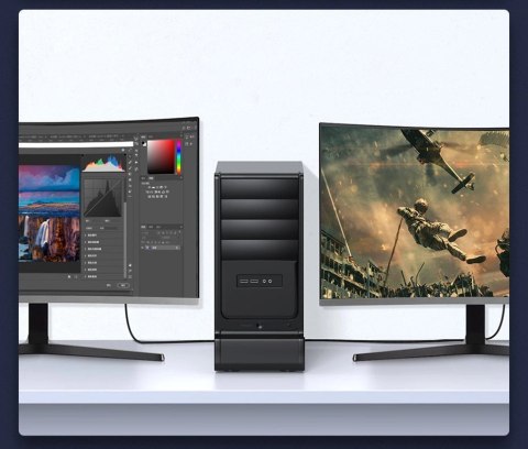 Baseus kabel HDMI 2.1 8K 60 Hz 48 Gbps / 4K 120 Hz / 2K 144 Hz 3D eARC QMS Dynamic HDR VRR ALLM 3 m czarny (CAKGQ-L01) Baseus kabel HDMI 2.1 8K 60 Hz 48 Gbps / 4K 120 Hz / 2K 144 Hz 3D eARC QMS Dynamic HDR VRR ALLM 3 m czarny (CAKGQ-L01)