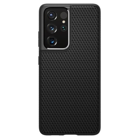 Etui Spigen Liquid Air na Samsung Galaxy S21 Ultra - czarny mat Etui Spigen Liquid Air na Samsung Galaxy S21 Ultra - czarny mat