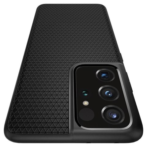 Etui Spigen Liquid Air na Samsung Galaxy S21 Ultra - czarny mat Etui Spigen Liquid Air na Samsung Galaxy S21 Ultra - czarny mat