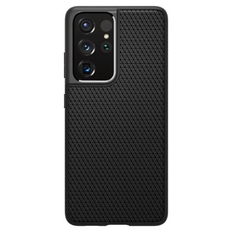 Etui Spigen Liquid Air na Samsung Galaxy S21 Ultra - czarny mat Etui Spigen Liquid Air na Samsung Galaxy S21 Ultra - czarny mat