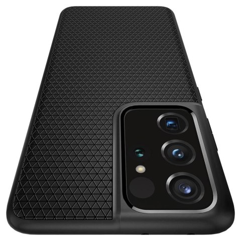 Etui Spigen Liquid Air na Samsung Galaxy S21 Ultra - czarny mat Etui Spigen Liquid Air na Samsung Galaxy S21 Ultra - czarny mat