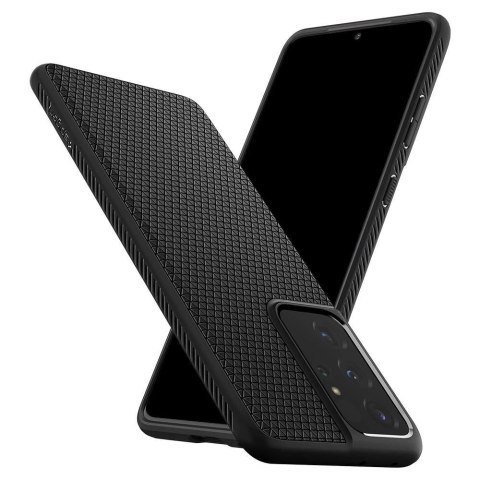 Etui Spigen Liquid Air na Samsung Galaxy S21 Ultra - czarny mat Etui Spigen Liquid Air na Samsung Galaxy S21 Ultra - czarny mat