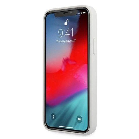 Etui Guess Script Vintage na iPhone 12 mini - kremowe Etui Guess Script Vintage na iPhone 12 mini - kremowe