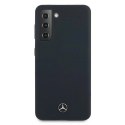 Etui Mercedes Silicone Line na Samsung Galaxy S21+ - niebieskie Etui Mercedes Silicone Line na Samsung Galaxy S21+ - niebieskie