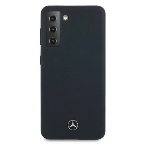 Etui Mercedes Silicone Line na Samsung Galaxy S21+ - niebieskie Etui Mercedes Silicone Line na Samsung Galaxy S21+ - niebieskie