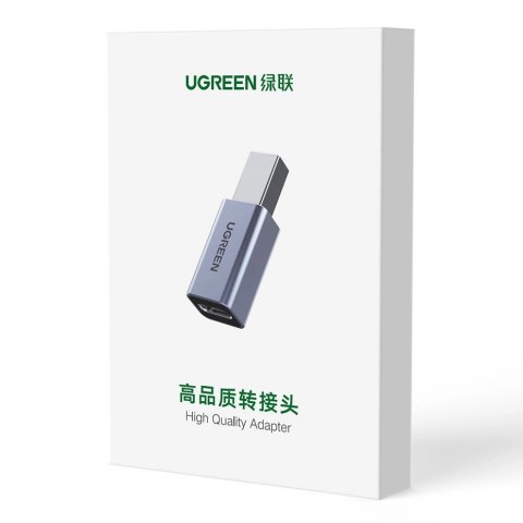 Ugreen adapter przejściówka USB Typ C - USB Typ B szary (US382) Ugreen adapter przejściówka USB Typ C - USB Typ B szary (US382)