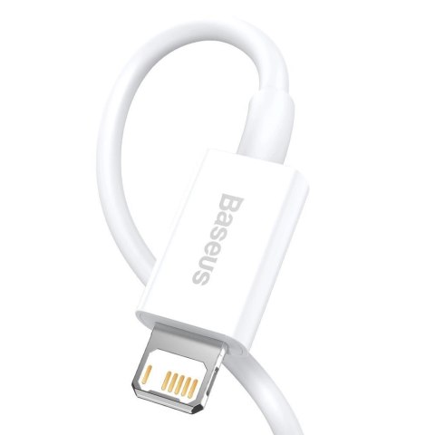 Baseus Superior kabel USB - Lightning 2,4A 2 m Biały (CALYS-C02) Baseus Superior kabel USB - Lightning 2,4A 2 m Biały (CALYS-C02)
