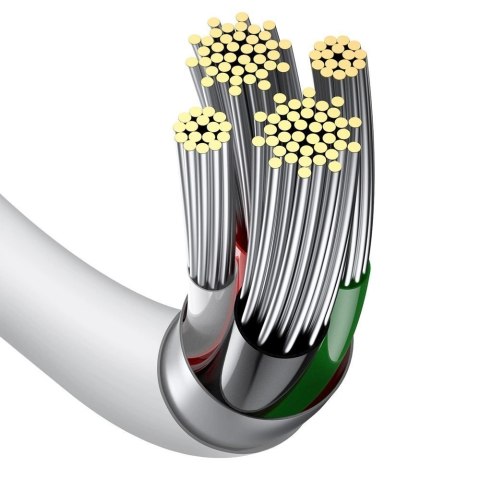 Baseus Superior kabel USB - Lightning 2,4A 2 m Biały (CALYS-C02) Baseus Superior kabel USB - Lightning 2,4A 2 m Biały (CALYS-C02)