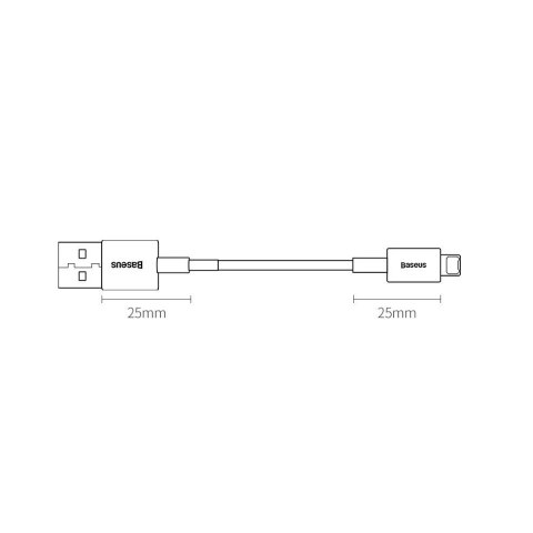 Baseus Superior kabel USB - Lightning 2,4A 2 m Biały (CALYS-C02) Baseus Superior kabel USB - Lightning 2,4A 2 m Biały (CALYS-C02)