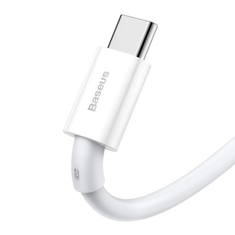 Baseus Superior kabel USB - USB Typ C 66 W 6A 2 m Biały (CATYS-A02) Baseus Superior kabel USB - USB Typ C 66 W 6A 2 m Biały (CATYS-A02)
