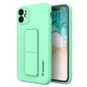 Wozinsky Kickstand Case silikonowe etui z podstawką iPhone 12 Pro miętowe Wozinsky Kickstand Case silikonowe etui z podstawką iPhone 12 Pro miętowe