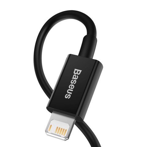 Baseus Superior kabel USB - Lightning 2,4 A 2 m czarny (CALYS-C01) Baseus Superior kabel USB - Lightning 2,4 A 2 m czarny (CALYS-C01)