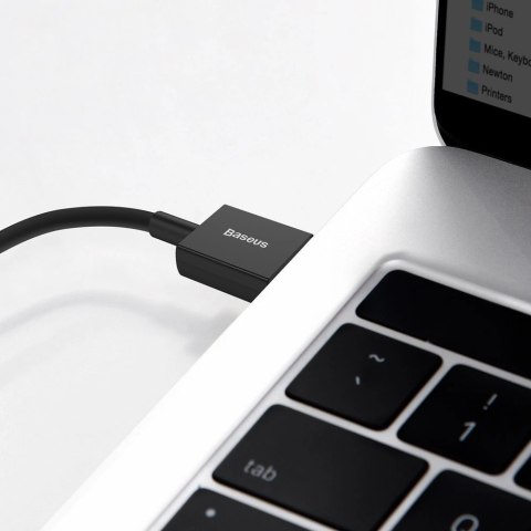 Baseus Superior kabel USB - Lightning 2,4 A 2 m czarny (CALYS-C01) Baseus Superior kabel USB - Lightning 2,4 A 2 m czarny (CALYS-C01)