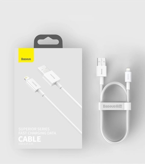 Baseus Superior kabel USB - Lightning 2,4 A 2 m czarny (CALYS-C01) Baseus Superior kabel USB - Lightning 2,4 A 2 m czarny (CALYS-C01)