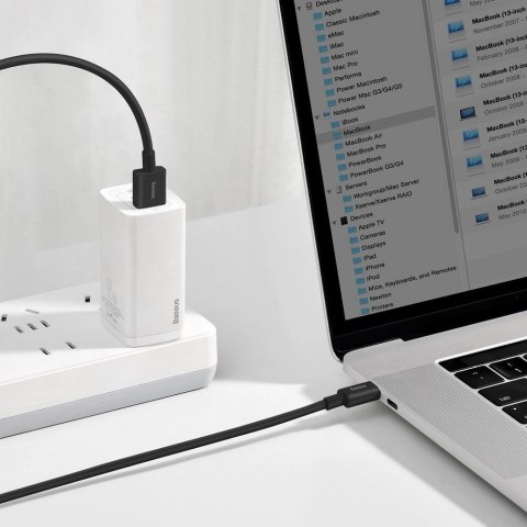 Baseus Superior kabel USB - USB Typ C 66 W (11 V / 6 A) Huawei SuperCharge SCP 1 m czarny (CATYS-01) Baseus Superior kabel USB - USB Typ C 66 W (11 V / 6 A) Huawei SuperCharge SCP 1 m czarny (CATYS-01)