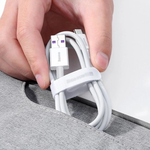 Baseus Superior kabel USB - USB Typ C 66 W (11 V / 6 A) Huawei SuperCharge SCP 2 m czarny (CATYS-A01) Baseus Superior kabel USB - USB Typ C 66 W (11 V / 6 A) Huawei SuperCharge SCP 2 m czarny (CATYS-A01)
