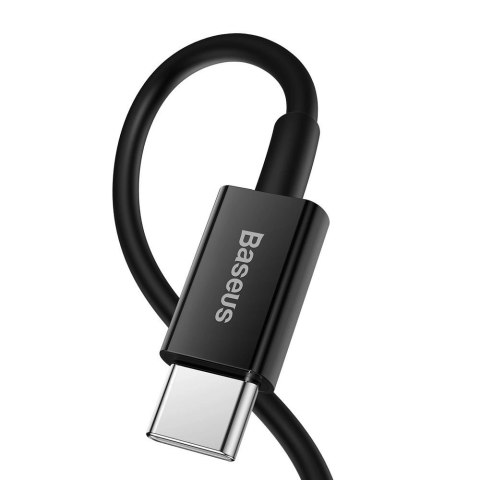 Kabel Baseus Superior Series USB-C / Lightning PD 20W 1 m - czarny Kabel Baseus Superior Series USB-C / Lightning PD 20W 1 m - czarny