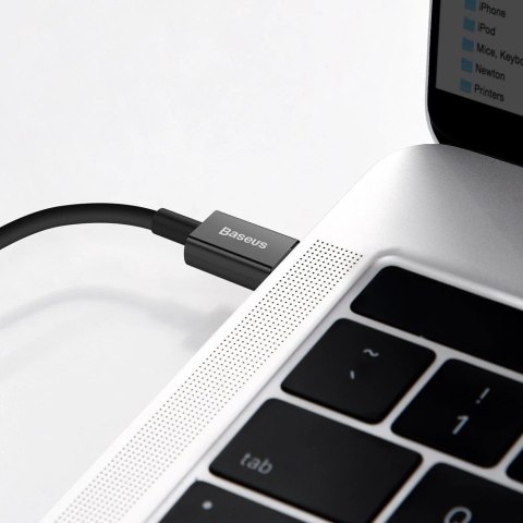 Kabel Baseus Superior Series USB-C / Lightning PD 20W 1 m - czarny Kabel Baseus Superior Series USB-C / Lightning PD 20W 1 m - czarny
