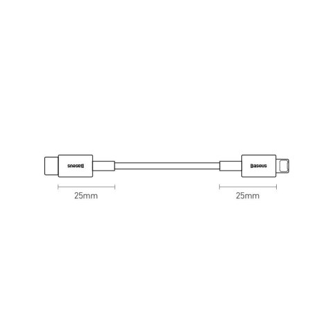 Kabel Baseus Superior Series USB-C / Lightning PD 20W 1 m - czarny Kabel Baseus Superior Series USB-C / Lightning PD 20W 1 m - czarny