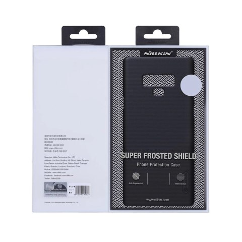 Nillkin Super Frosted Shield wzmocnione etui pokrowiec Xiaomi Redmi Note 9T 5G czarny Nillkin Super Frosted Shield wzmocnione etui pokrowiec Xiaomi Redmi Note 9T 5G czarny