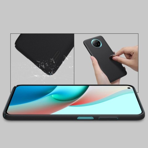 Nillkin Super Frosted Shield wzmocnione etui pokrowiec Xiaomi Redmi Note 9T 5G czarny Nillkin Super Frosted Shield wzmocnione etui pokrowiec Xiaomi Redmi Note 9T 5G czarny