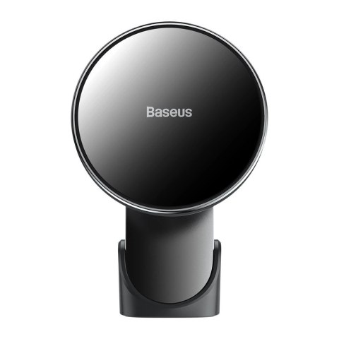 Baseus samochodowy uchwyt magnetyczny bezprzewodowa indukcyjna ładowarka Qi 15 W (kompatybilna z MagSafe do iPhone) czarny (WXJN Baseus samochodowy uchwyt magnetyczny bezprzewodowa indukcyjna ładowarka Qi 15 W (kompatybilna z MagSafe do iPhone) czarny (WXJN