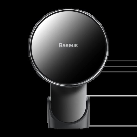 Baseus samochodowy uchwyt magnetyczny bezprzewodowa indukcyjna ładowarka Qi 15 W (kompatybilna z MagSafe do iPhone) czarny (WXJN Baseus samochodowy uchwyt magnetyczny bezprzewodowa indukcyjna ładowarka Qi 15 W (kompatybilna z MagSafe do iPhone) czarny (WXJN