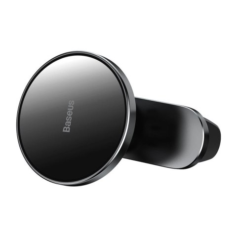 Baseus samochodowy uchwyt magnetyczny bezprzewodowa indukcyjna ładowarka Qi 15 W (kompatybilna z MagSafe do iPhone) czarny (WXJN Baseus samochodowy uchwyt magnetyczny bezprzewodowa indukcyjna ładowarka Qi 15 W (kompatybilna z MagSafe do iPhone) czarny (WXJN
