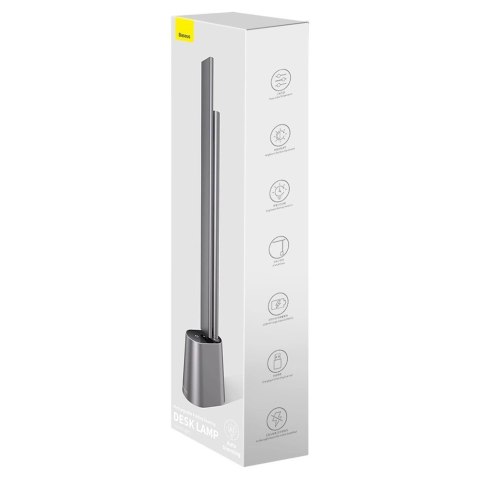 Baseus Smart Eye bezprzewodowa biurkowa lampka LED z akumulatorem 2200 mAh szary (DGZG-0G) Baseus Smart Eye bezprzewodowa biurkowa lampka LED z akumulatorem 2200 mAh szary (DGZG-0G)