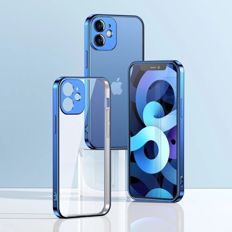 Joyroom New Beauty Series ultra cienkie przezroczyste etui z metaliczną ramką do iPhone 12 Pro czarny (JR-BP743) Joyroom New Beauty Series ultra cienkie przezroczyste etui z metaliczną ramką do iPhone 12 Pro czarny (JR-BP743)