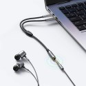Ugreen kabel rozdzielacz AUX 3,5 mm mini jack (żeński) - 2x 3,5 mm mini jack (męski - mikrofon i słuchawki) srebrny (AV193 50255 Ugreen kabel rozdzielacz AUX 3,5 mm mini jack (żeński) - 2x 3,5 mm mini jack (męski - mikrofon i słuchawki) srebrny (AV193 50255