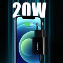 Ugreen ładowarka sieciowa USB Typ C 20W Power Delivery czarny (10191) Ugreen ładowarka sieciowa USB Typ C 20W Power Delivery czarny (10191)