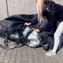Wodoodporny pokrowiec na grilla, pokrowiec na rower, motor, meble ogrodowe plandeka osłona XXL czarny Wodoodporny pokrowiec na grilla, pokrowiec na rower, motor, meble ogrodowe plandeka osłona XXL czarny